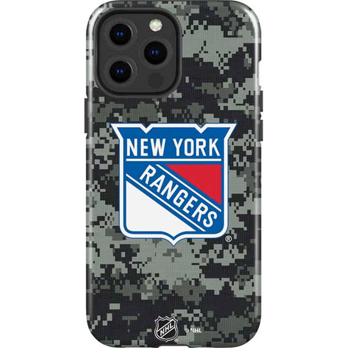 NHL New York Rangers Camo iPhone 15 Pro Max Impact Case