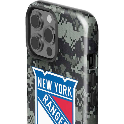 NHL New York Rangers Camo iPhone 15 Pro Max Impact Case
