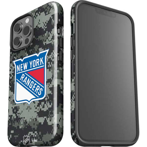 NHL New York Rangers Camo iPhone 15 Pro Max Impact Case
