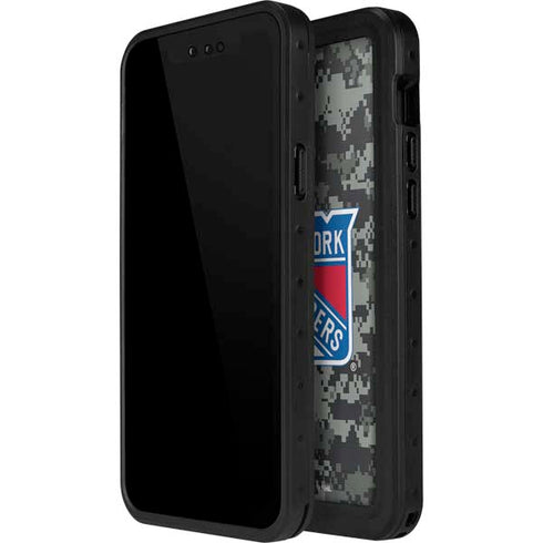 NHL New York Rangers Camo iPhone 14 Pro Max Waterproof Case