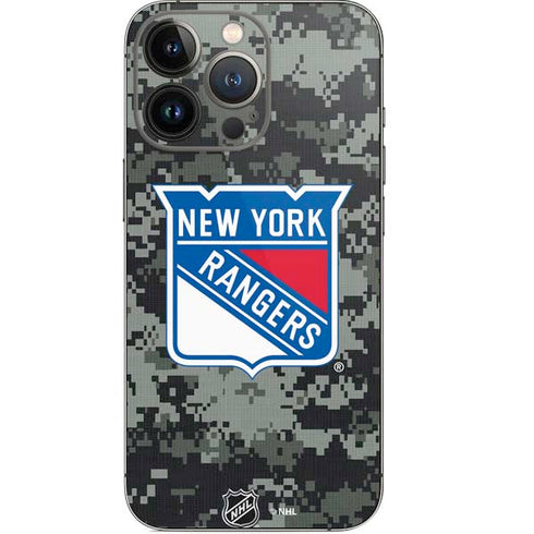 NHL New York Rangers Camo iPhone 15 Pro Skin
