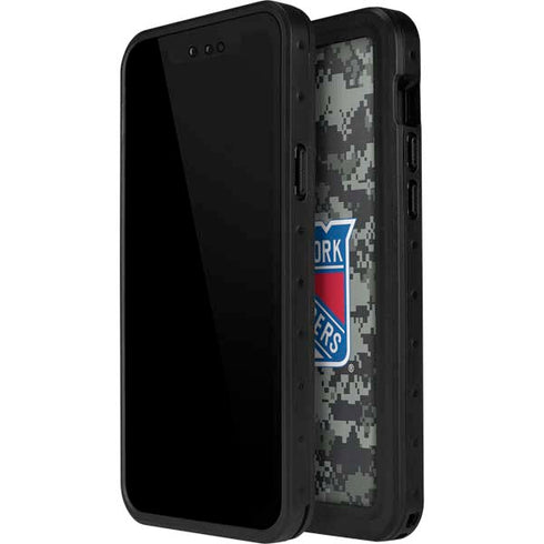 NHL New York Rangers Camo iPhone 15 Waterproof Case