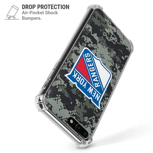 NHL New York Rangers Camo iPhone 7/8 Plus Clear Case