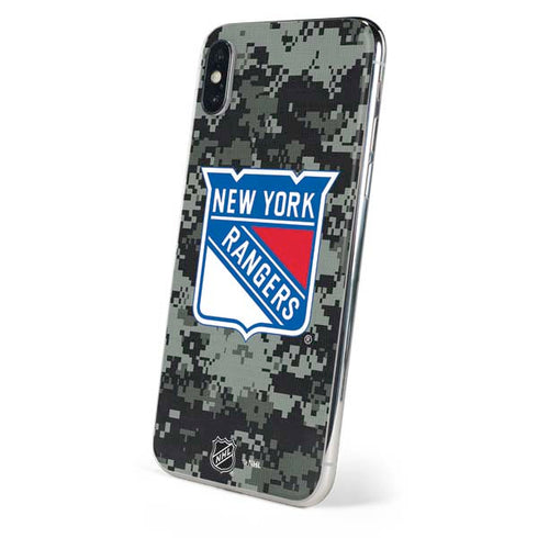NHL New York Rangers Camo iPhone XS Max Skin