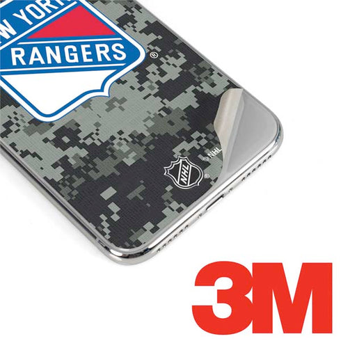 NHL New York Rangers Camo iPhone XS Max Skin