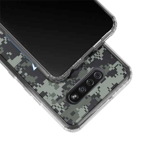 NHL New York Rangers Camo LG K51/Q51 Clear Case