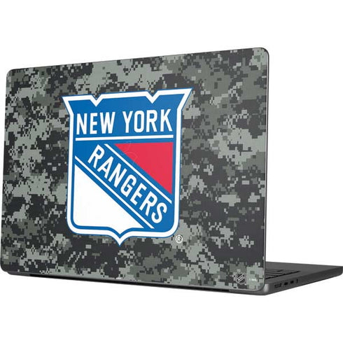 NHL New York Rangers Camo MacBook Pro 14in (2021-24) Skin