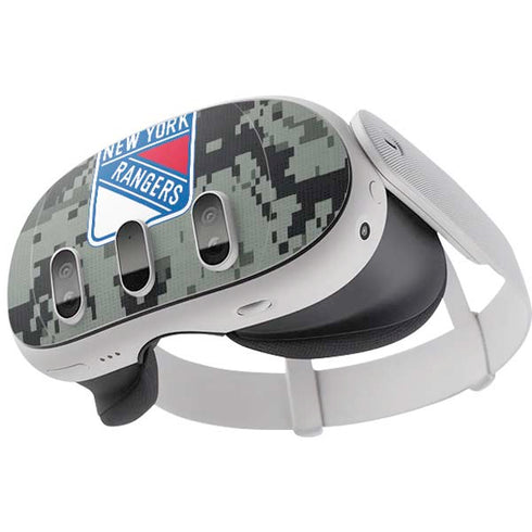 NHL New York Rangers Camo Meta Quest 3 Skin