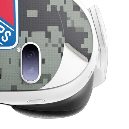 NHL New York Rangers Camo Meta Quest 3 Skin