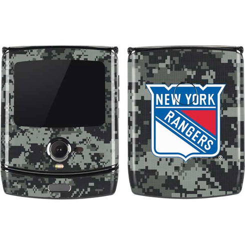 NHL New York Rangers Camo Motorola RAZR Skin