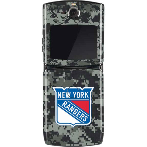 NHL New York Rangers Camo Motorola RAZR Skin