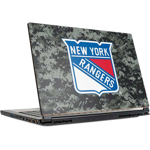 NHL New York Rangers Camo MSI GS65 Stealth Laptop Skin