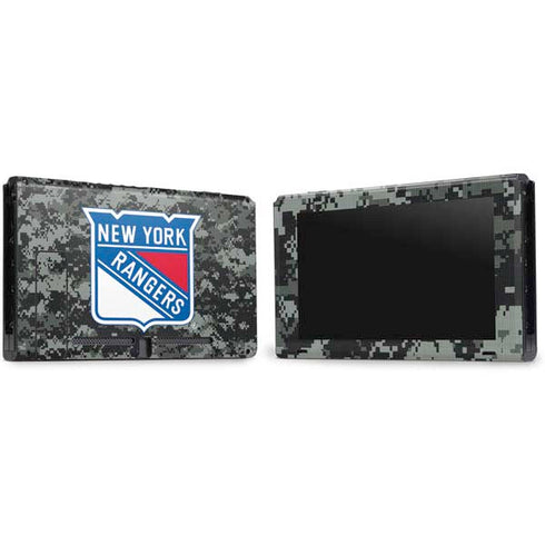 NHL New York Rangers Camo Nintendo Switch Bundle Skin