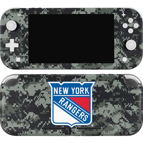 NHL New York Rangers Camo Nintendo Switch Lite Skin