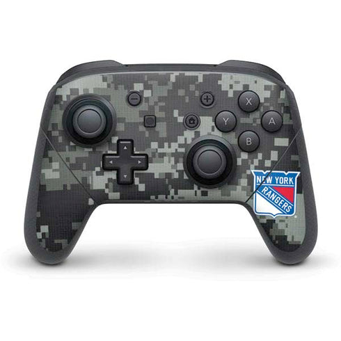 NHL New York Rangers Camo Nintendo Switch Pro Controller Skin
