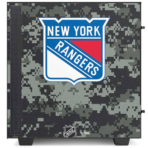 NHL New York Rangers Camo NZXT H510 Compact ATX Mid-Tower Case Skin