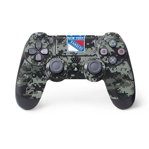 NHL New York Rangers Camo PS4 Controller Skin