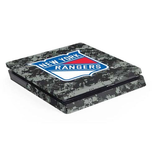 NHL New York Rangers Camo PS4 Slim Skin