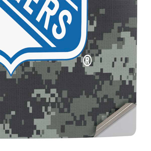 NHL New York Rangers Camo PS5 Console Skin