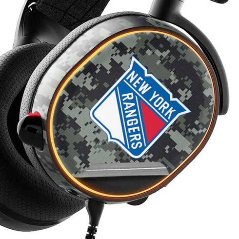 NHL New York Rangers Camo SteelSeries Arctis 3 Skin