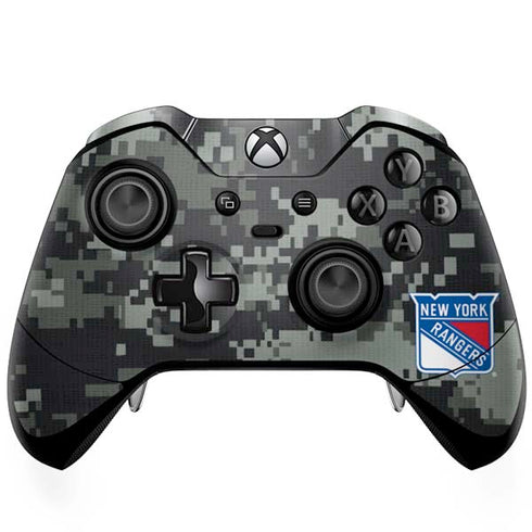 NHL New York Rangers Camo Xbox One Elite Controller Skin