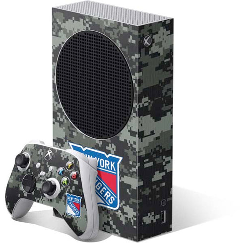 NHL New York Rangers Camo Xbox Series S Skins