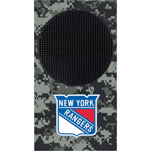 NHL New York Rangers Camo Xbox Series S Console Skin