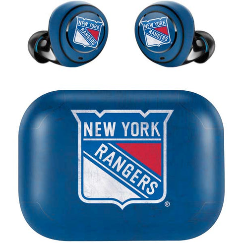 NHL New York Rangers Distressed Amazon Echo Buds Skin