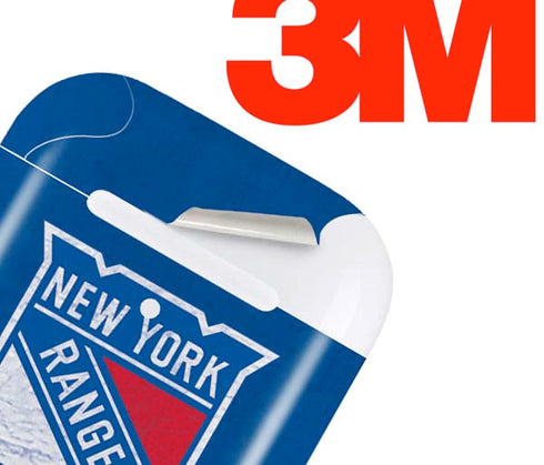 NHL New York Rangers Distressed Apple AirPods 2 Skin