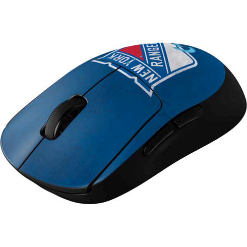 NHL New York Rangers Distressed G Pro Wireless Gaming Mouse Skin