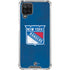 NHL New York Rangers Distressed Galaxy A12 Clear Case