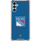 NHL New York Rangers Distressed Galaxy A13 5G Clear Case