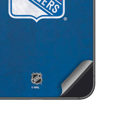NHL New York Rangers Distressed Galaxy A14 5G Skin