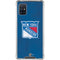 NHL New York Rangers Distressed Galaxy A51 5G Clear Case
