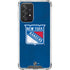 NHL New York Rangers Distressed Galaxy A52 5G Clear Case