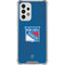 NHL New York Rangers Distressed Galaxy A53 5G Clear Case