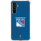 NHL New York Rangers Distressed Galaxy A54 5G Clear Case