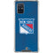 NHL New York Rangers Distressed Galaxy A71 5G Clear Case