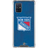 NHL New York Rangers Distressed Galaxy A71 5G Clear Case