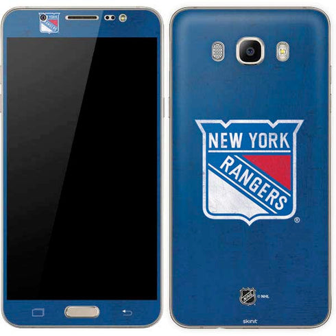 NHL New York Rangers Distressed Galaxy J7 Skin