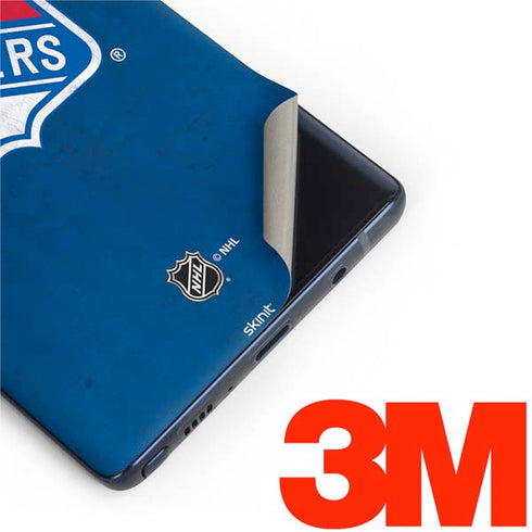 NHL New York Rangers Distressed Galaxy Note 9 Skin