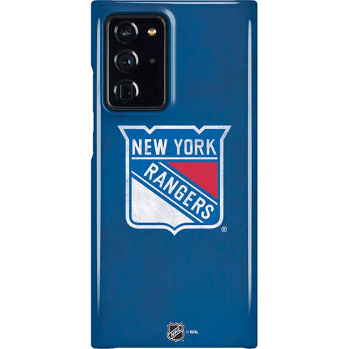 NHL New York Rangers Distressed Galaxy Note20 Ultra 5G Lite Case