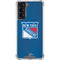 NHL New York Rangers Distressed Galaxy S21 5G Clear Case