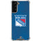 NHL New York Rangers Distressed Galaxy S21 Plus 5G Clear Case