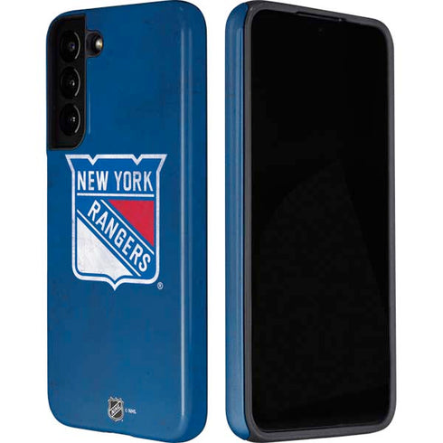 NHL New York Rangers Distressed Galaxy S22 Plus Pro Case