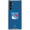 NHL New York Rangers Distressed Galaxy S23 FE Clear Case