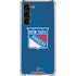 NHL New York Rangers Distressed Galaxy S23 Plus Clear Case