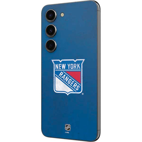 NHL New York Rangers Distressed Galaxy S23 Skin