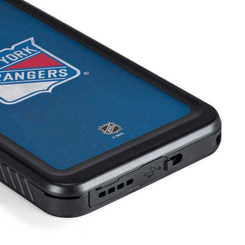 NHL New York Rangers Distressed Galaxy S23 Waterproof Case