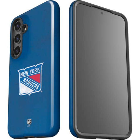 NHL New York Rangers Distressed Galaxy S24 Impact Case